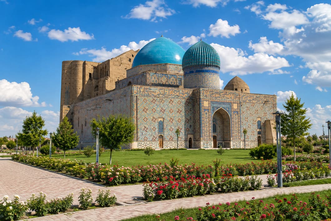 Khoja Ahmed Yasawi Mausoleum — A Timurid Masterpiece