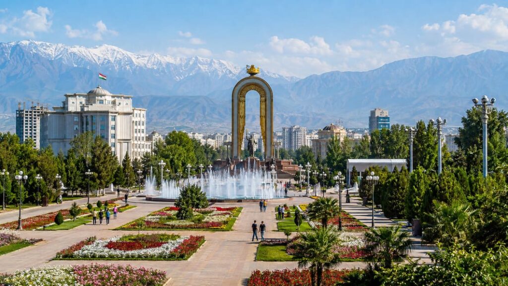 вид на город