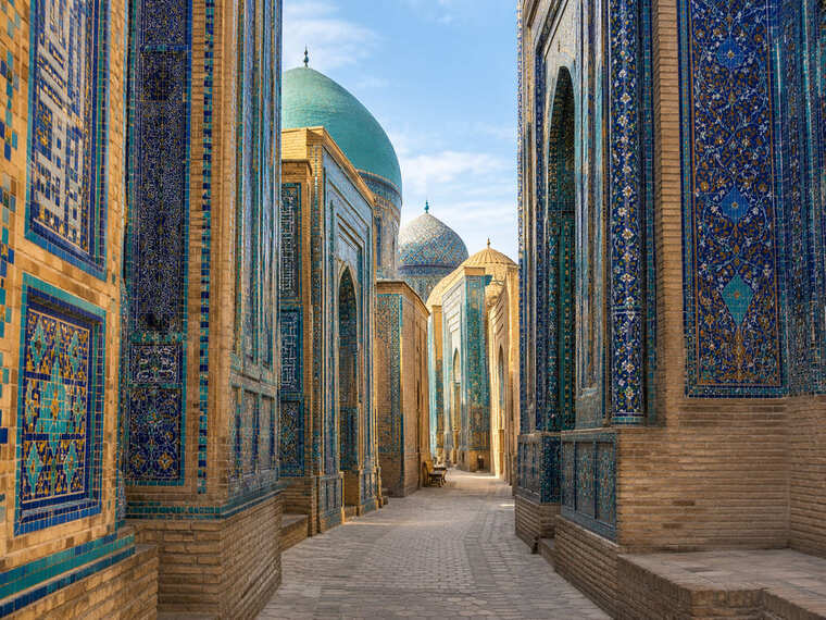 Shah-i-Zinda Necropolis — Avenue of Mausoleums