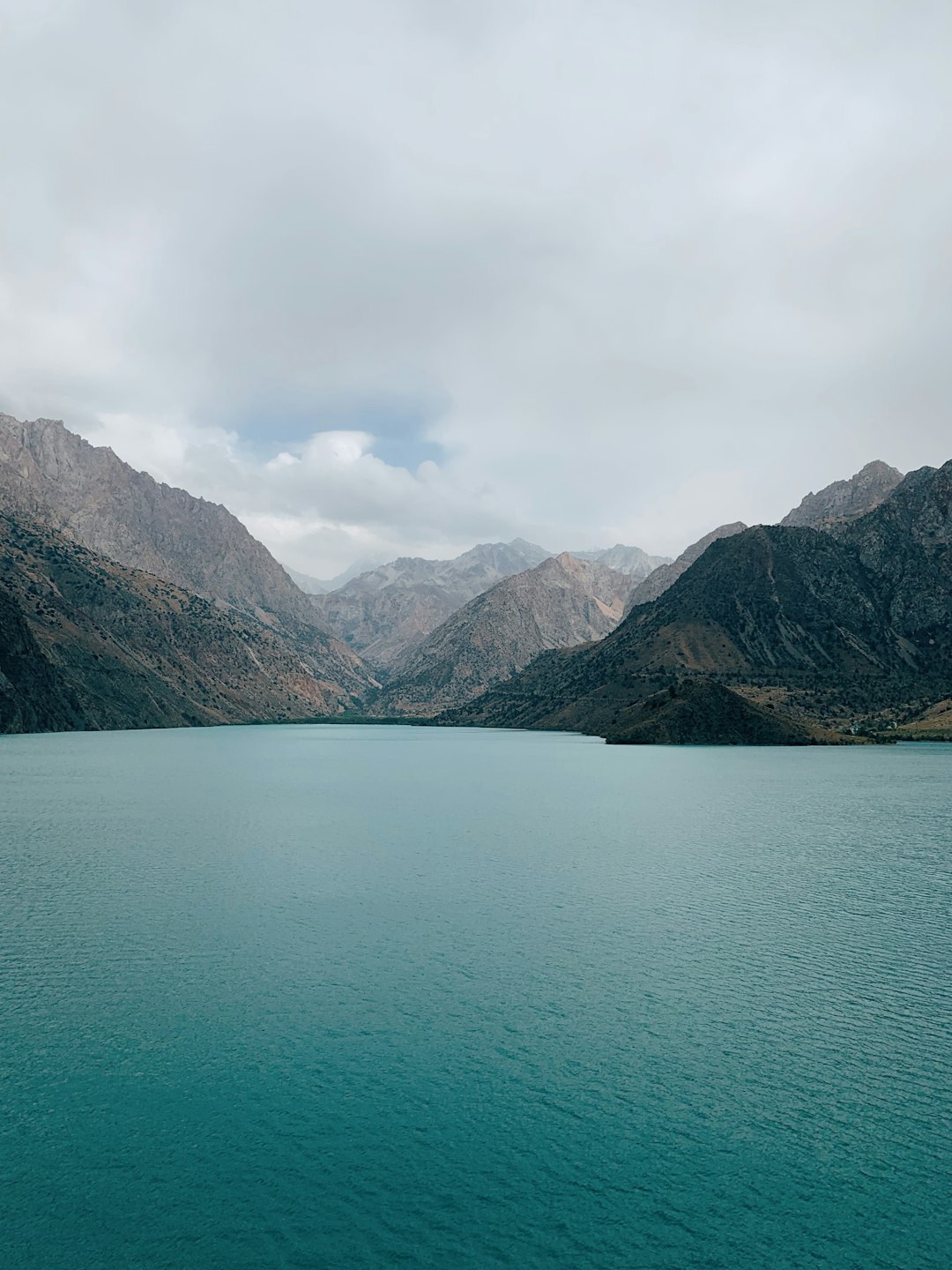 Lake Iskanderkul in early autumn